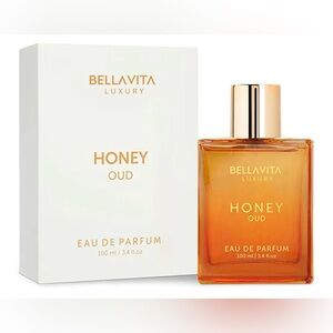 Bella Vita Honey Oud Eau de Parfum - Gold and White